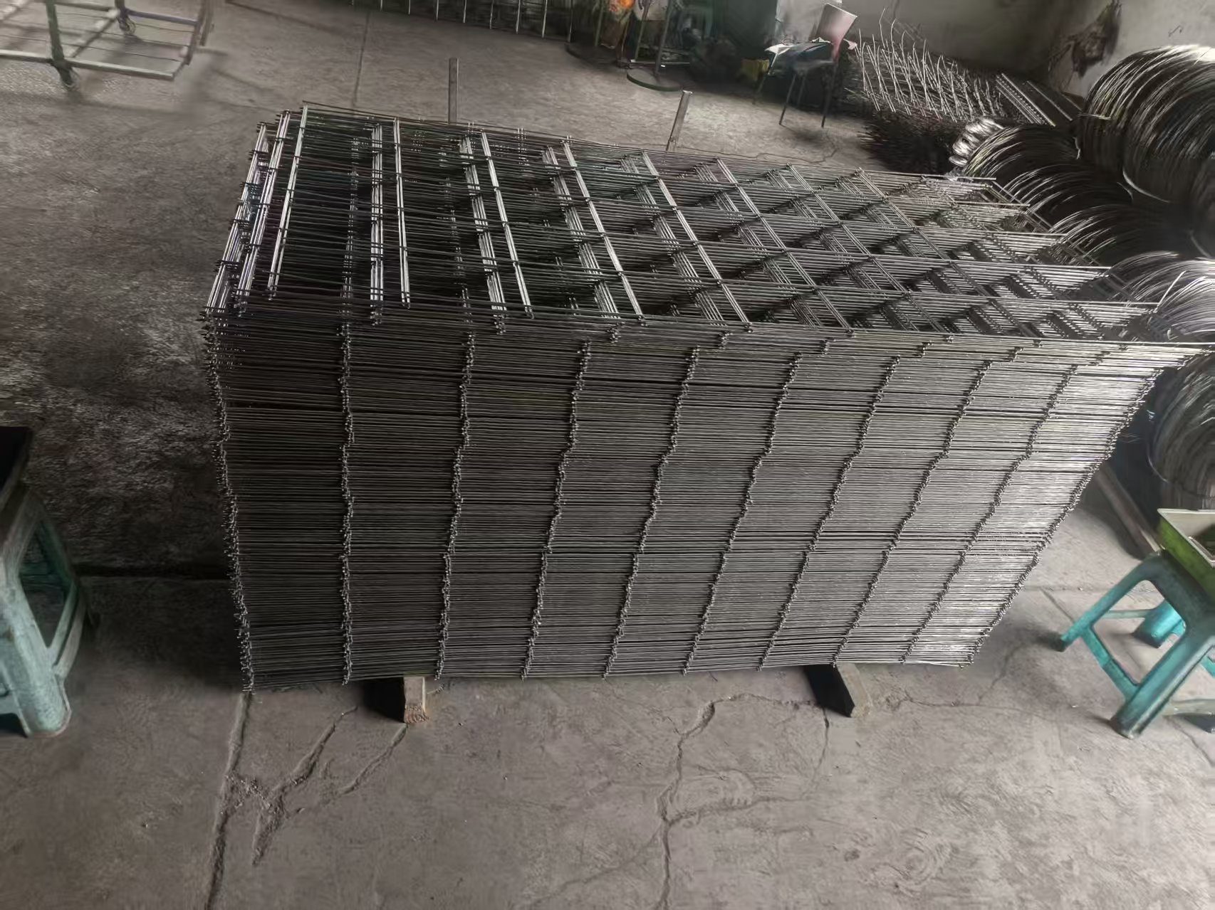 打混凝土网片